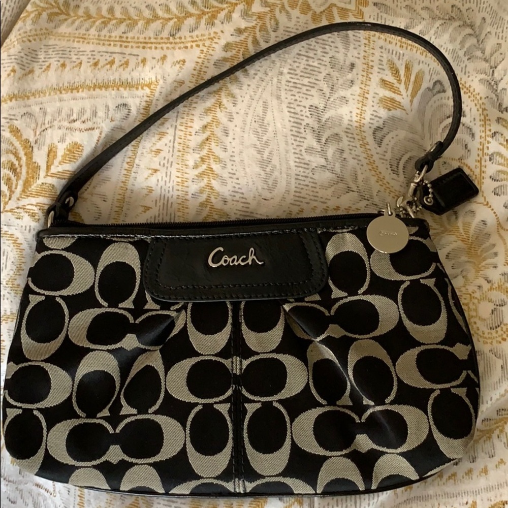 Coach logo clutch